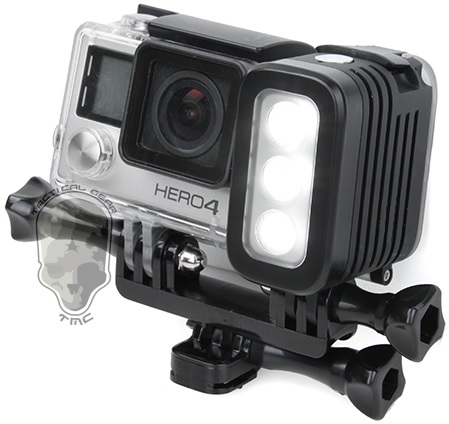 TMC Camera Headlight GoPro Compatible 3 Cree LED 280 